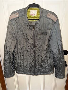 Boys' Gray Quilted Puffer Jacket by